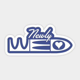 Newly Wed Sticker